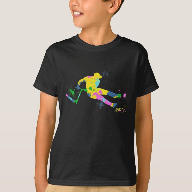 festlich Motorroller T-Shirt (Vorderseite)