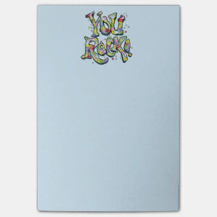 Festlich "Sie Felsen!" Post-it Klebezettel