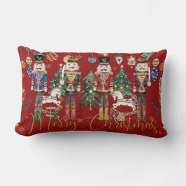 Festlich Vintag der Nutcracker frohe Weihnachten R Lendenkissen