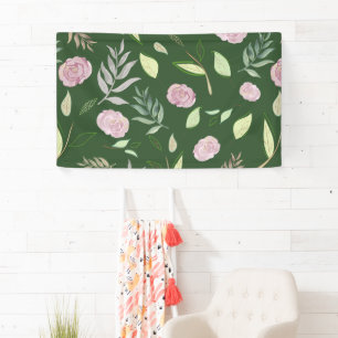 Festliche Aquarellfarben-Blume 8 Banner