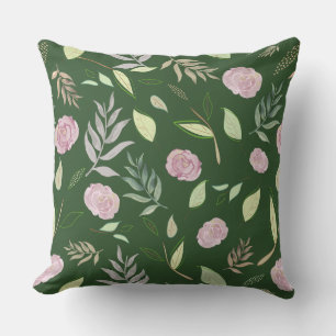 Festliche Aquarellfarben-Blume 8 Kissen