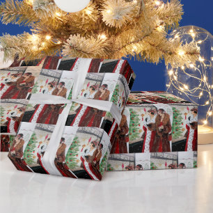 Festliche Art Deco Retro Vintage Weihnachtsdamen Geschenkpapier