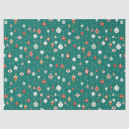 Festliche Bauern & Schneeflocken Weihnachten Seidenpapier