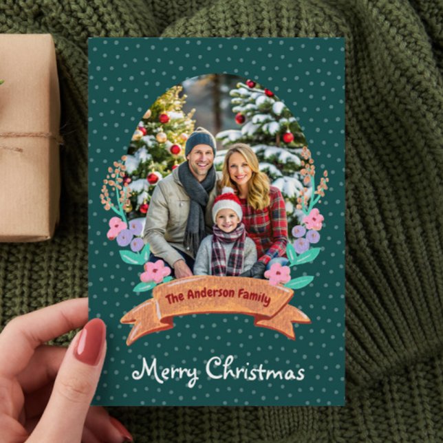 Festliche Blumenreste Grün Foto Weihnachten (Von Creator hochgeladen)