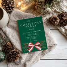 Festliche Bow Green Unternehmens-Weihnachtsfeier