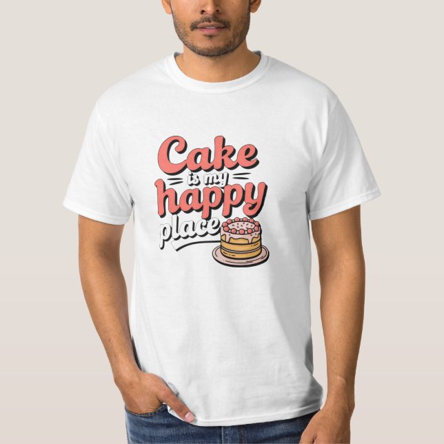 Festliche Desserts mit Kuchen Art T-Shirt (Vorderseite)