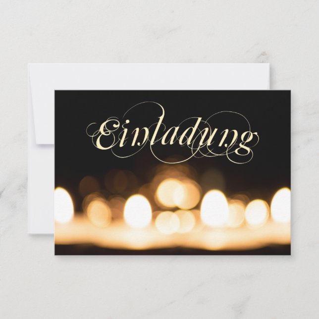 Festliche Einfrage mit Stil! Save The Date (Vorderseite)