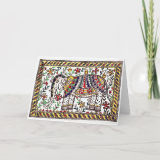 Festliche Elefant-Gruß-Karte Karte