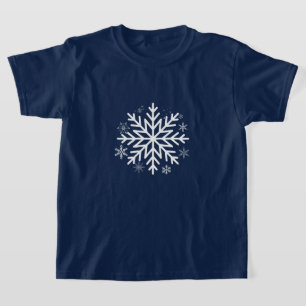 Festliche Eleganz Snowflake Winterweihnachtsdesign T-Shirt