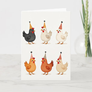 Festliche fantastische Vogelkarte Karte