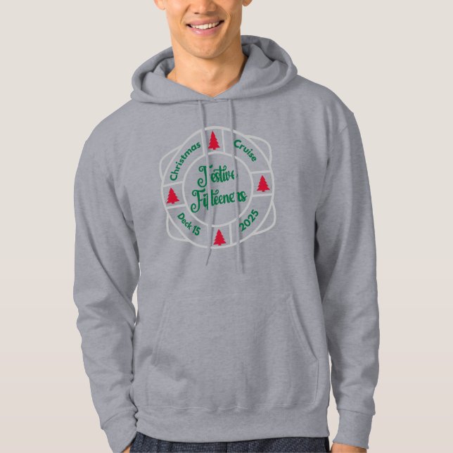 Festliche Fifteeners Hooded Sweatshirt (Vorderseite)