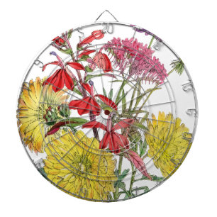 Festliche Frühlingsblumengeschenke Dartscheibe