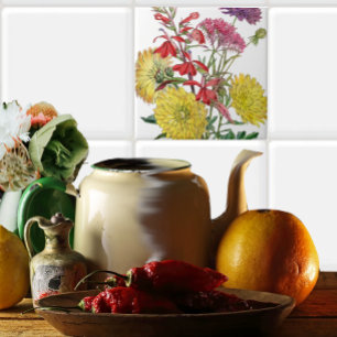 Festliche Frühlingsblumengeschenke Fliese