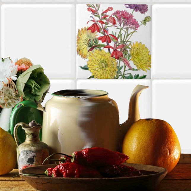 Festliche Frühlingsblumengeschenke Fliese (Von Creator hochgeladen)