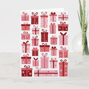 Festliche Geschenke Grußkarte Karte