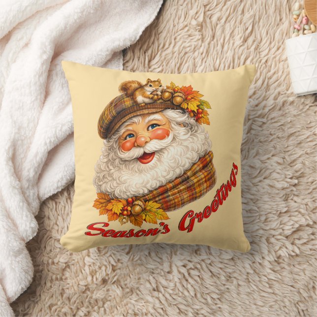 Festliche Grüße - Herbstmann Kissen (Decke)