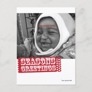 Festliche Grüße Postkarte