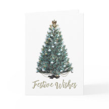 Festliche Grüße. Weihnachtsbaumdesign