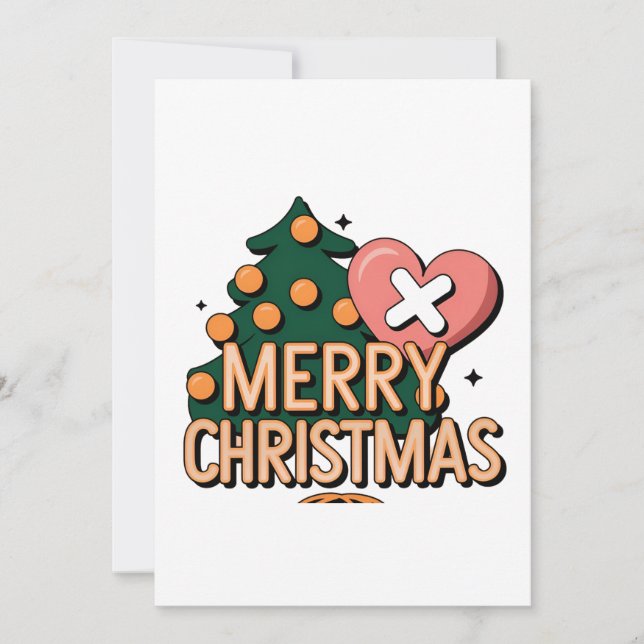 Festliche Grußkarte Pauschalreise-Karte Feiertagskarte (Vorderseite)