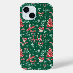 Festliche handgezeichnete Doodles mit individuelle Case-Mate iPhone Hülle