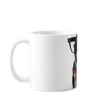 Festliche Hipster-Boston-Terrier-Tasse!!