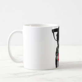 Festliche Hipster-Boston-Terrier-Tasse!! Kaffeetasse