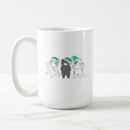 festliche Hüte, Weihnachtslichter Kaffeetasse