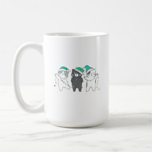 festliche Hüte, Weihnachtslichter Kaffeetasse