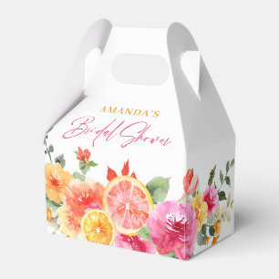 Festliche leuchtende Blumen Scheibe Zitrus Hochzei Geschenkschachtel