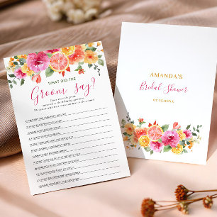 Festliche leuchtende Blumen Zitrus Brautparty-Spie Einladung