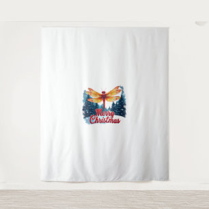 Festliche Libelle Wandteppich