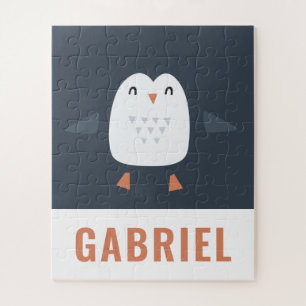 festliche lustige niedliche Pinguine personalisier Puzzle