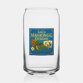 Festliche Mahjong-Pint-Gläser Dosenglas