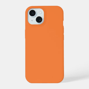 Festliche Mango-Orange-Farbdekoration zum Anpassen iPhone 15 Hülle
