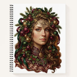 Festliche Muse Notizbuch