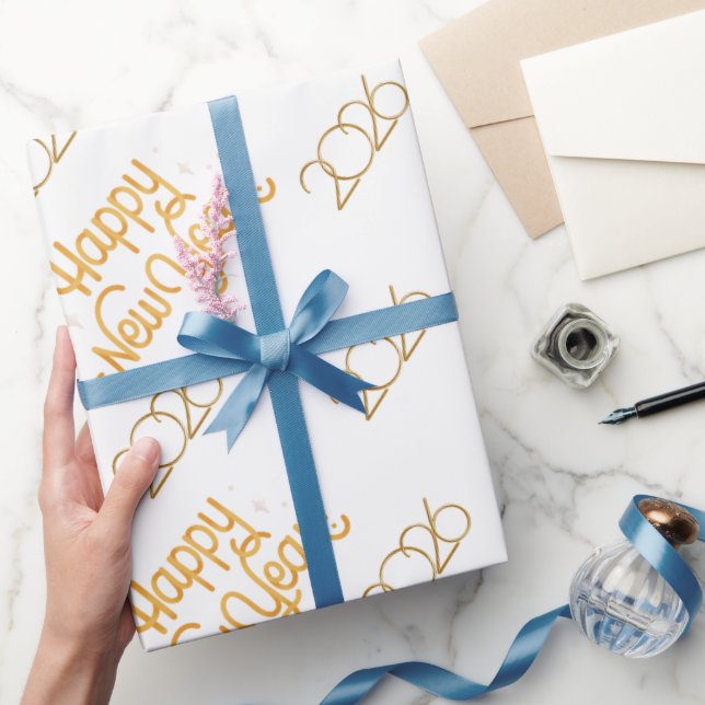 Festliche Neujahrs-Geschenkverpackung für Feiern Geschenkpapier (Schenken)