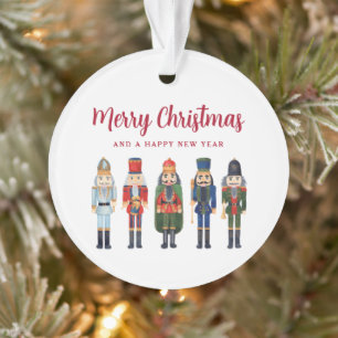 Festliche Nutcracker-Foto Weihnachten Ornament