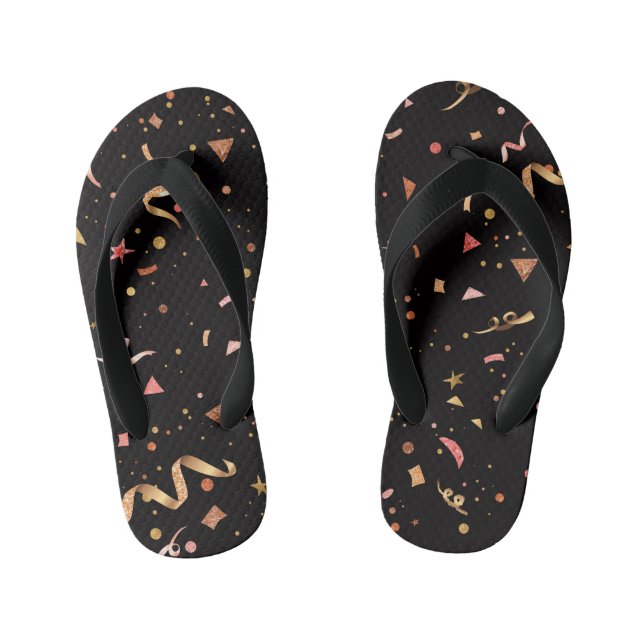 Festliche Ornamente 2 Kinderbadesandalen (Fußbett)