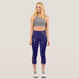 Festliche Ornamente 7 Capri Leggings