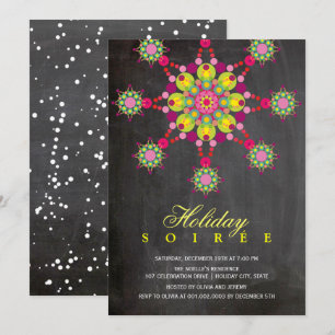 Festliche Ornamentik-Chalkboard Feierlichkeiten Ei Einladung