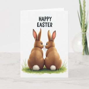 Festliche Osterhasen-Feiertagskarte Karte