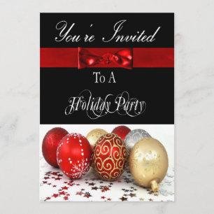 Festliche Personalisierte Feiertage Einladung