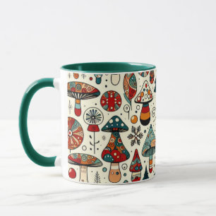 Festliche Pilze Tasse