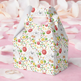 Festliche Polar Bären Weihnachtsfeiertag Geschenkschachtel