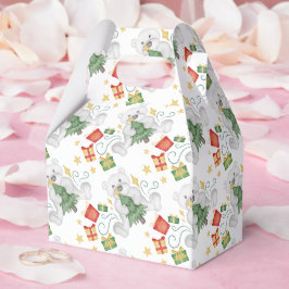 Festliche Polar Bären Weihnachtsfeiertag Geschenkschachtel