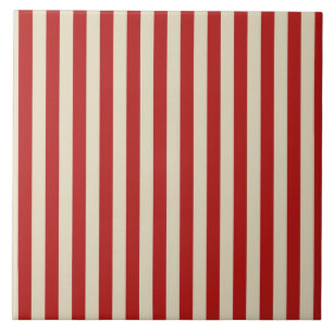 Festliche Retro Vintage vertikale Popcorn-Streifen Fliese