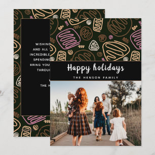 Festliche Rosa Weihnachten Weihnachten Foto