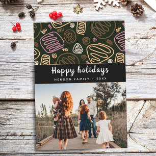 Festliche Rosa Weihnachten Weihnachten Foto