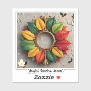 "Festliche saisonale Wunder" Aufkleber