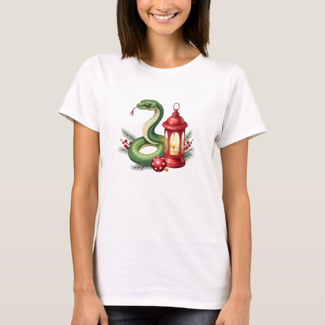 Festliche Schlange T-Shirt (Vorderseite)